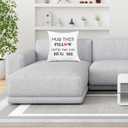 Hug This Pillow Until You Can Hug Me Throw Pillow Covers 18x18, Anniversary Birthday Gifts for Boyfriend Girlfriend, Long Distance Relationship Gifts, Couples Pillow Covers (Colour 02)