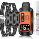 Citronella Dog Training Collar [2*Bark Collar] 1000FT Citronella Dog Bark Collar with Remote Innovative with Beep/Spray/Vibration 1-6 Levels for All Breeds 4 Training Modes Citronella Collar