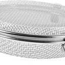 UPKOCH Dishwasher Basket 7.08X7.08X1.96 Inch Small Mesh Basket for Forks Knives Storage with Drainage Holes Kitchen and Baking Utensils Organizer