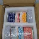 Selamica Ramekins with Lids 4 oz Oven Safe, Creme Brulee Ramekins Souffle Dishes with Covers, Stackable Ceramic Mini Ramekin Bowls Set for Dipping, Custard, Pudding, Baking, Set of 6, Assorted Colors