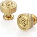 Asidrama 10 Pack Champagne Bronze Cabinet Knobs Kitchen Drawer Champagne Cabinet Pulls Zinc Hardware for Bathroom Dresser