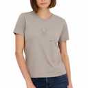 Spyder Womens Core Classic Logo Graphic Short Sleeve Tee T-Shirt, Sandstorm, 2X (XXL)