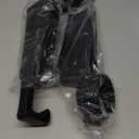 2PCS Car Seat Gap Filler, Multifunctional Vehicle Seat Side Gap Plug Blocker with Cup Holder & Storage Slot, No Drop Automotive Console Crevice Stopper, Universal for Truck SUV Van (Black)