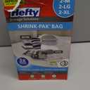 Hefty Shrink-Pak - 2 Medium, 2 Large, 2 XL Vacuum Seal Storage Bags Space Saver Bags for Clothing, Pillows, Towels, or Blankets, Set of 6