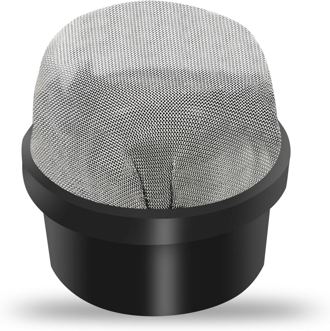 190106Z Air Bleeder Screen Cap, Stainless Steel Screen Cap, Internal Air Bleeder Screen, Screen Cap Replacement Parts, Compatible with Pentair, EasyClean D.E., Quad D.E., etc.Filters