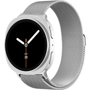 Milanese Loop Metal Band for Samsung Galaxy Watch 8 Band 40mm 44mm/8 Classic 46mm Women Men,Mesh Magnetic Stainless Steel Strap for Samsung Galaxy Watch 8 Bands 44 mm 40 mm/8 Classic 46 mm Correa