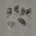 5pcs Antique Bronze Cabinet Pulls, 3-3/4 inch Hole Centers Vintage Drawer Handles, Retro Dresser Pulls Metal Cabinet Hardware for Drawer Dresser Cabinets Closet