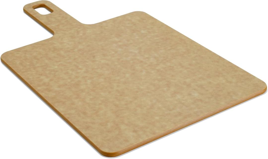 Epicurean Handy Series Cutting Board with Handle, 9-Inch by 7-Inch, Natural