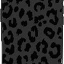 SCORPIFY for iPhone 17 Air Case [Compatible with MagSafe] with Matte Black Leopard Cheetah Print Design, Cute Magnetic Phone Cover for Women Girls and Men, Slim Bumper with Stylish Pattern