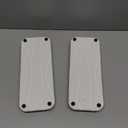 2pc Stone Drying Tray - Diatomite Sink Caddy Kitchen Sink Organizer - Water Absorbing Bathroom Counter Mat - Absorbent Kitchen Soap Tray (White)