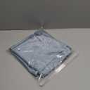 Stellhome Super Soft Velvet Square Throw Pillow Covers for Bed Couch Sofa Bench, 18 x 18 inch (45 cm), Silver Blue, Pack of 2