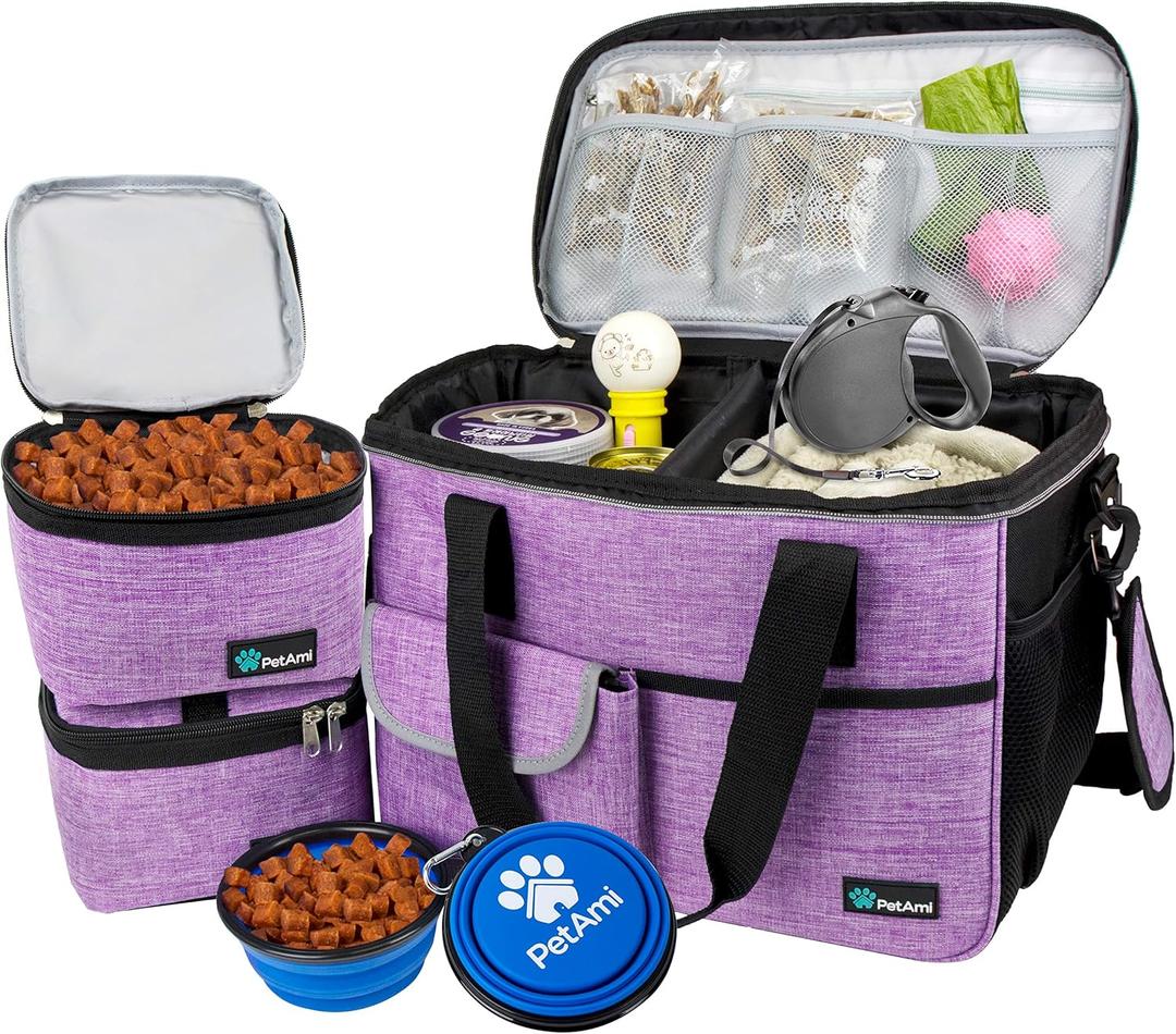 PetAmi Dog and CAT Travel Bag, Purple, Medium