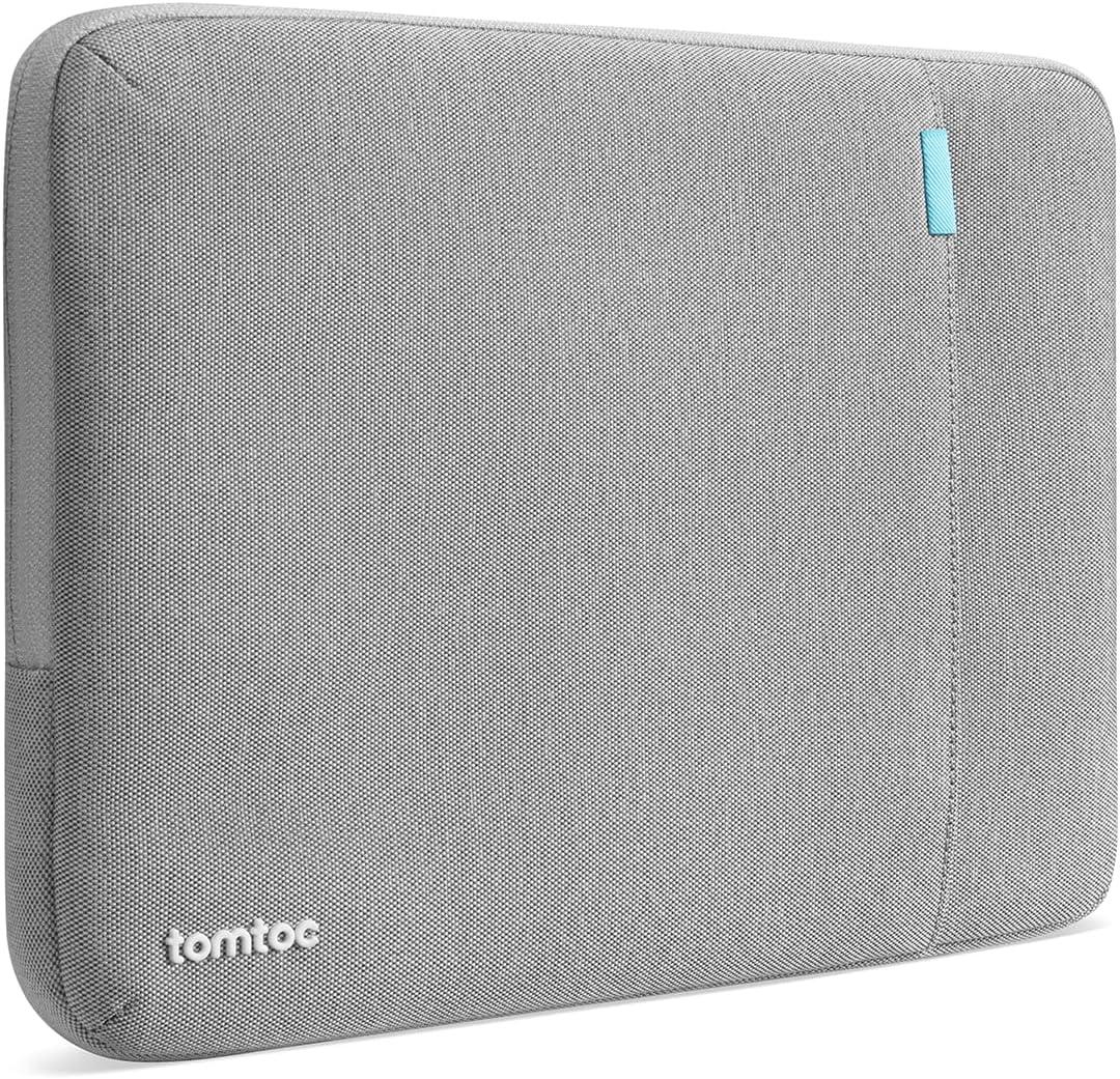 tomtoc 360 Protective Tablet Sleeve for iPad Pro 11-inch (M5/M4/4th/3rd/2nd/1st Gen) 2025, iPad Air 11-inch (M3/M2) with Magic Keyboard/Smart Keyboard Folio, 11 iPad, Water-Resistant Tablet Case (Gray)