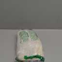 Risuho Romantic Floral Tie Up Curtains for Small Window Elegant Lace Balloon Sheer Curtain for Kitchen Bedroom Adjustable Sheer Curtain Valance for Bathroom Rod Pocket, 1 Panel (Beige, W52 L47 inch)