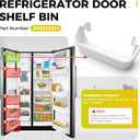 240334201 Refrigerator Door Shelf Bin Compatible with Frigidaire Kenmore, Replace AP2115843 891031 PS429846 FGEX26D6QF0 FFHS2611 Series FRS26H5ASBA and Kenmore 253 Fits Left Top Door Shelf