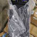 Walking Pad Treadmill with 12% 9-Level Auto Incline, 450 lbs Capacity RGB LED Screen, Bluetooth Speaker Under Desk Treadmill, Compact Treadmills for Home Hiking (Black)