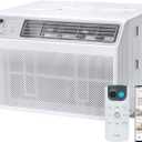 TCL 14000 BTU Smart Window Air Conditioner, Best Compact Energy Efficient AC Unit, Fan & Dehumidifier for Rooms Up To 700 Sq. Ft., Remote Control, Works with Alexa, Google Assistant & TCL Home App