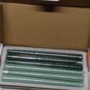 10" Green Taper Candles-12 Pack Green Candlesticks-Unscented Dripless Candles 8 Hour Burn for Spring, Home Decor, Dinner, Holidays, Weddings,Christmas Home Decor