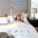 Nestl White Duvet Cover King Size - Soft Double Brushed King Duvet Cover Set, 3 Piece, with Zipper Closure, 1 Duvet Cover 104x90 inches and 2 Pillow Shams