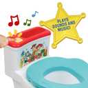 Toy Story SmartStep 2-in-1 Sound Potty Trainer, Toddler Floor Potty with Removable Seat and Fun Sound Features