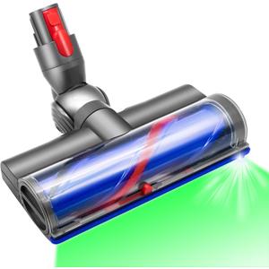 Vacuum Cleaner Head Replacement for Dyson V7 V8 V10 V11 V15 SV10 SV11 SV12 SV14 Direct Drive QuicK-Release Vacuum Attachments with LED Headlights for Hardwood Floor Carpets