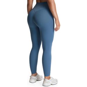 Aoxjox High Waisted Workout Leggings for Women Tummy Control Buttery Soft Yoga Metamorph Deep V Pants 26", Medium