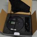 Sunoony Portable CD Player with Bluetooth, Discman CD Player for Car with FM Transmitter, Rechargeable CD Player Portable with Anti-Skip Protection, Headphones, AUX/USB Supported, LCD (Black)