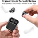 TOZO T6 Wireless Earbuds, Bluetooth Ear Buds, Stereo Sound in Ear Headphones, 50 Hours Playtime, AI Clear Call, Wireless Charging Case, APP Customizable EQs, IPX8 Waterproof Earphones