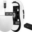 OOCTPK Chilkey Wireless Mouse, Glacier LW 8K M Gaming Mouse with OLED Screen, 8K Polling Rate, 30000 DPI Optical Tracking, 750 IPS, Bluetooth 5.2/2.4G/USB-C, 49g Super Lightweight, 100 Million Clicks