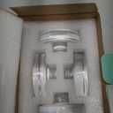 Eleganttime 4 Pack Easy Grip Handle Glass Fermentation Weights Great Mason Jar Wide Mouth Canning Fermenting Pickling Sourkrout Kraut Weight Fermentation Kit