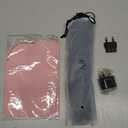 Ukliss Mini Curling Iron for Short Hair Dual Voltage Ceramic Travel Small Curling Iron 3/8 Inch Barrel Curler Portable with 30S Fast Heating, 5 Temps for Global (3/8 Black with EU/UK Plug Adapter)