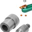 BEAMNOVA Punching Die for Hand Press Grommet Machine Eyelet Hole Punch Tool (10mm (3/8 inch), Pointed (for Material of 1-9mm Thickness)