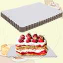 19 x 14 Inch White Greaseproof Rectangle Cake Boards 15 Pack