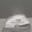 SETUP 60-Piece White Plastic Dinnerware Set  30 10.25" Dinner & 30 7.5" Salad Plates  Heavy-Duty Disposable for Weddings, Catering, Parties