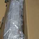 Art Drying Rack with 25 Removable Shelves, Mobile Metal Paint Drying Stand with Lockable Wheels, Functional Canvas Rack Art Storage for Artwork in Classrooms, Art Studios and Schools, White