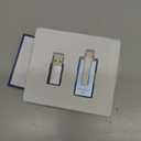 MFi Certified Flash Drive 256GB for iPhone Thumb Drive, USB Memory Stick iPhone Flash Drive Photo Stick for Photos Videos, High Speed External Storage Jump Drive for iPhone/iPad/Android/PC(Sky Blue)