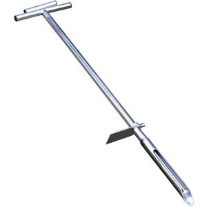 40 Inches Professional Stainless Steel Soil Sampler Probe with Ejector Foot Pedal Reusable Sample Bag, Soil Test Kits for Lawn Garden Farm Soil Sampling