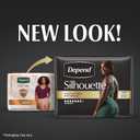 Depend Silhouette Adult Diapers, Incontinence & Postpartum Bladder Leak Underwear for Women, Maximum Absorbency, Extra Large, Pink, 24 Count 