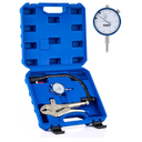 Orion Motor Tech Dial Gauge, Brake Runout Gauge and Ball Joint Gauge, Clamping Dial Indicator with 7 in Locking Pliers & 360° Flexible Stem Holder, 0.01 mm Precision Automotive Dial Indicator