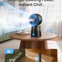 DREO TurboCool Misting Fan 516, 5 Drop Cooling Fans that Blow Cold Air
