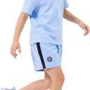 RUNSIDE Girls Tennis Shoes Lightweight Sports Kids Sneakers Lace-up for Running/Walking, Toddler/Little Kid/Big Kid (Gradient Yellow)