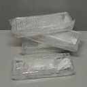 Tatuo 1 Pcs Cable Organizer with 10 Wire Ties, Plastic Cord Storage Charger Box Electronics Organizer with Adjustment Compartments Cable Storage for Drawer Home Office Desk Accessories (Clear)