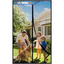 Mesh Screen with Magnetic Closure-Keeps Bugs Out Let Breeze in, Heavy Duty - Pet and Kid Friendly, Works with Front, Sliding Doors (38 x 82 Inch)