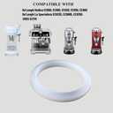 Gasket seal Part - Compatible with Delonghi Espresso Machine Dedica EC680 EC685 EC695 EC820 EC850 EC860 EC9335M EC9355M EC9665M, SMEG Silicone Ring 5313221491