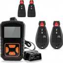 Simple Sync DIY Remote Key Fob Replacement Kit Compatible with Dodge Ram 1500 2500 3500 (2013-2017) - FCC ID: GQ4-53T, Includes 3 & 4-Button Pads, No Pro Tools Require