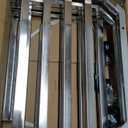 9Tier Commercial Bun Pan Rack with Wheels Applicable to: Quarter Sheet Pan /Half Sheet Pan Heavy Duty Speed Rack Rust Proof Bread Proofing & Storage for Bakeries, Commercial Kitchens 15"x16"x28" 