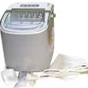 AGLUCKY HZB 12 H Countertop Portable Compact Ice Maker Machine Silver
