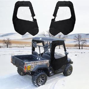 QYMOTO Hisun Axis 500 700 Doors with Zipper Window,Double-layer Cloth Upgraded Zipper All Year Round Cab Enclosure for Hisun UTV 500 700,Axis 500 700,Co-leman 500 700,Massimo MSU500
