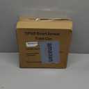 TIPGO Automatic Motion Sensor Bathroom Trash Can with Lid, 2.6 Gallon Touchless Trash Bin, Smart Garbage Can Plastic Slim Wastebasket for Bedroom, Office, Dorm (White)