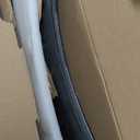 Koutemie Outdoor Smokeless Fire Pit Ring Liner 43Inch Outer/39Inch Inner Diameter, Heavy Duty Solid Metal Steel Round Firepit Rim Insert for Outside DIY Campfire Ring Above or InGround, Black